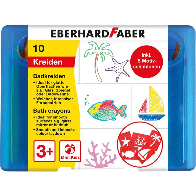 Load image into Gallery viewer, Eberhard faber ef-524110 badkrijt 10 stuks bewaarbox incl. 5 patronen