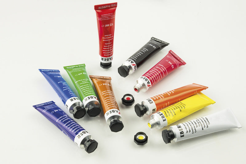 Load image into Gallery viewer, Eberhard faber ef-575505 plakkaatverf 6 kleuren tube 18 ml