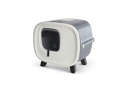 Load image into Gallery viewer, Savic Kattenbak mira deluxe antraciet wit