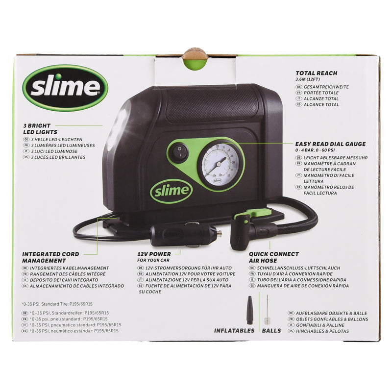 Load image into Gallery viewer, Slime 12v bandenpomp compressor