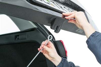 Load image into Gallery viewer, Trixie carcooler om de kofferbak open te houden lang grijs