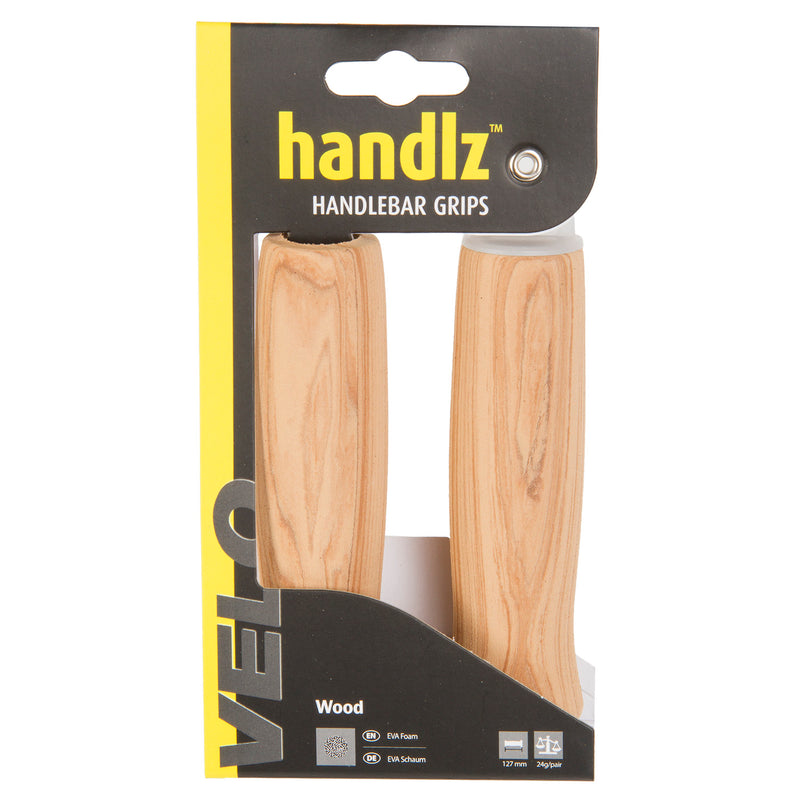 Load image into Gallery viewer, Velo wood bicycle grips