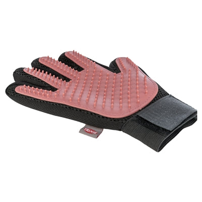 Load image into Gallery viewer, Trixie vachtverzorgingshandschoen mesh-materiaal tpr roze zwart