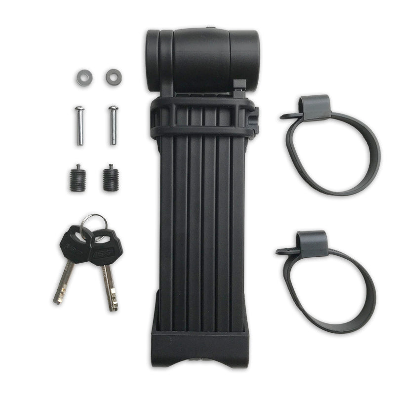 Load image into Gallery viewer, SXP ART 2 Vouwslot - Gehard Staal, Flexibel, 80cm, Fietsbeveiliging, Zwart