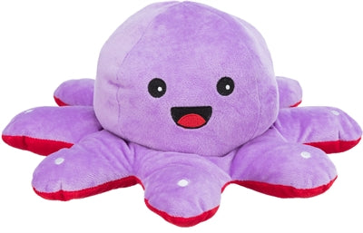 Load image into Gallery viewer, Trixie Octopus omkeerbaar pluche rood paars