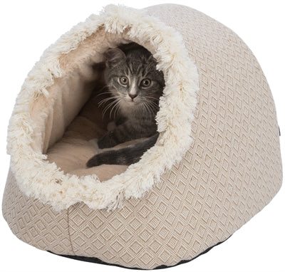 Load image into Gallery viewer, Trixie kattenmand iglo boho beige