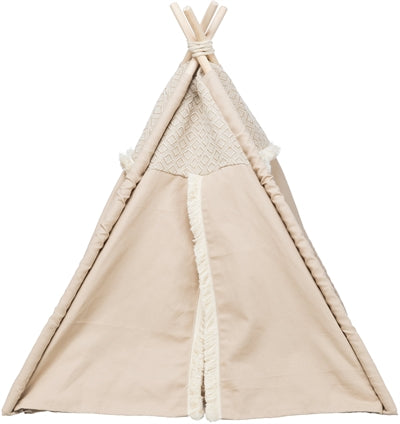 Load image into Gallery viewer, Trixie kattenmand tipi boho beige