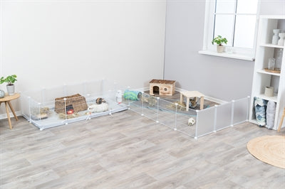 Load image into Gallery viewer, Trixie indoorren metaal kunststof wit