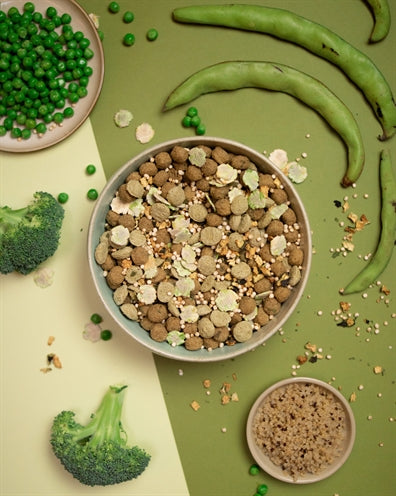 Load image into Gallery viewer, Pawr Plantaardig green glory broccoli erwten courgette quinoa
