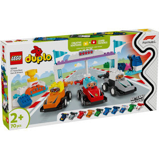 Load image into Gallery viewer, Lego duplo town 10445 f1 team racewagens en coureurs