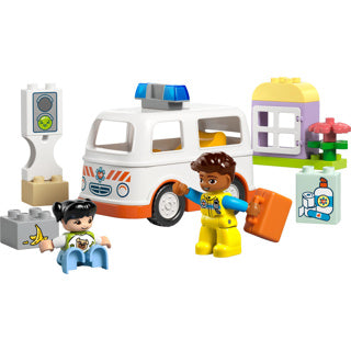 Load image into Gallery viewer, Lego 10447 duplo ambulance met chauffeur | 2 stuks