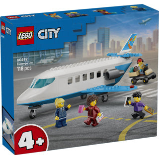 Load image into Gallery viewer, Lego city passagierstoestel vliegtuig speelgoed voor kinderen vanaf 4 jaar 60492