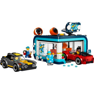 Load image into Gallery viewer, Lego city autowasstraat auto bouwpakket voor kinderen vanaf 6 jaar 60497