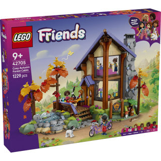 Load image into Gallery viewer, Lego friends gezellige boshut in de herfst speelgoed met dieren figuren en poppetjes 42705