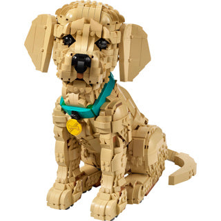 Load image into Gallery viewer, Lego ® icons golden retriever puppy - decoratieve dierenfiguur - bouwset voor volwassenen - 11384