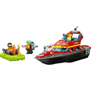Load image into Gallery viewer, Lego city 60373 reddingsboot brand