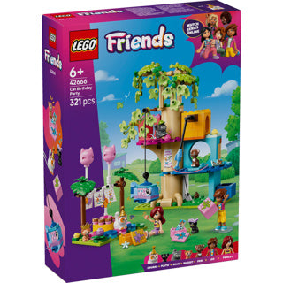 Load image into Gallery viewer, Lego friends 42666 kattenverjaardagsfeestje en boomhut