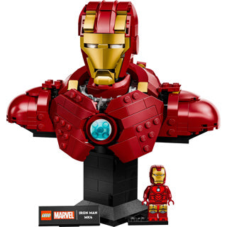 Load image into Gallery viewer, Lego super heroes marvel 76327 iron man mk4 buste