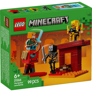 Load image into Gallery viewer, Lego 21266 minecraft de lavastrijd in de nether | 2 stuks
