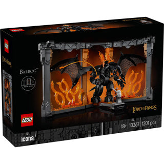 Load image into Gallery viewer, Lego icons boekensteun: the lord of the rings – balrog constructiespeelgoed (10367)