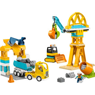 Load image into Gallery viewer, Lego duplo town 10476 3in1 bouwplaats en voertuigen