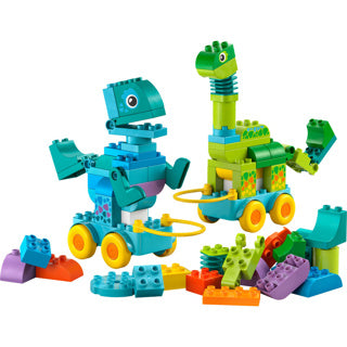 Afbeelding laden in galerijviewer, Lego ® duplo® stad 3-in-1 dinosaurussen op wielen - 10451
