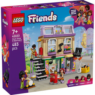 Load image into Gallery viewer, Lego friends muziekwinkel en appartement bouwpakket voor kinderen - 42653