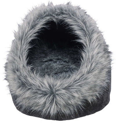 Load image into Gallery viewer, Trixie Kattenmand iglo yelina zwart grijs