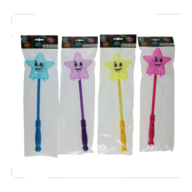 Load image into Gallery viewer, Lichtstaaf ster kleur, 38cm