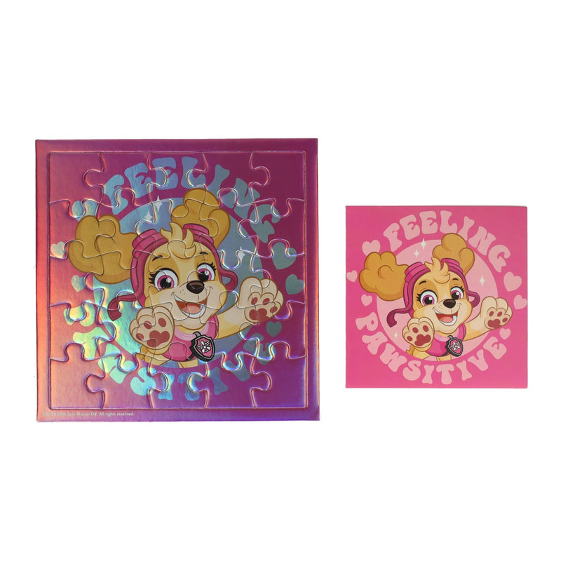 Load image into Gallery viewer, Paw patrol legpuzzel kaart roze kaart en envelop