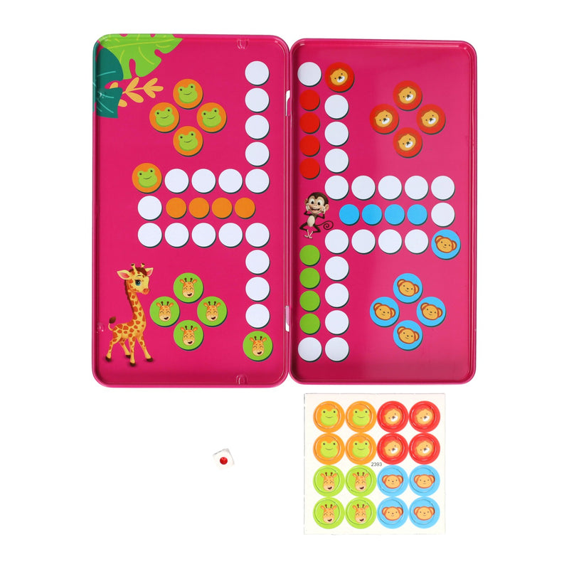 Load image into Gallery viewer, Intro magnetische reisspel in blik ludo