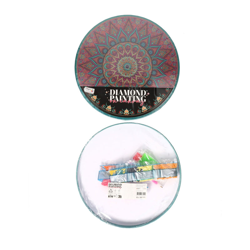 Afbeelding laden in galerijviewer, Diamond painting rond 30x30cm, set van 8 canvassen