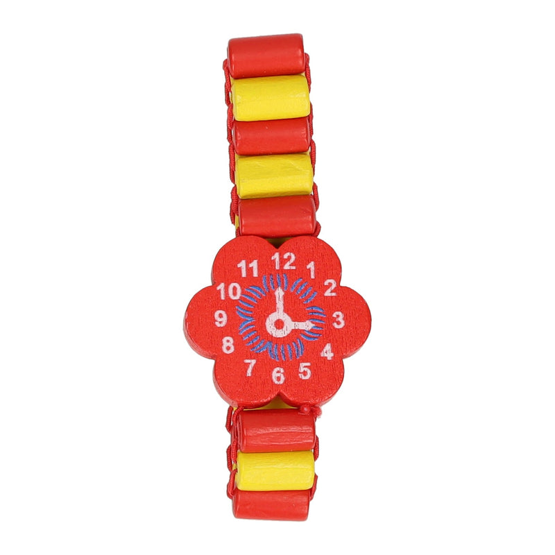 Afbeelding laden in galerijviewer, Houten horloge bloem