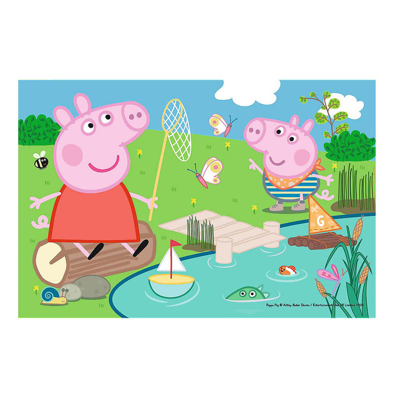 Afbeelding laden in galerijviewer, Peppa pig mini puzzel - 54st.