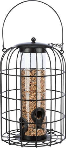 Load image into Gallery viewer, Trixie voerdispenser met gaasbescherming zwart