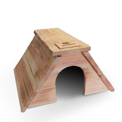 Load image into Gallery viewer, Utopia Caviahuis schuin dak gebrand douglas hout