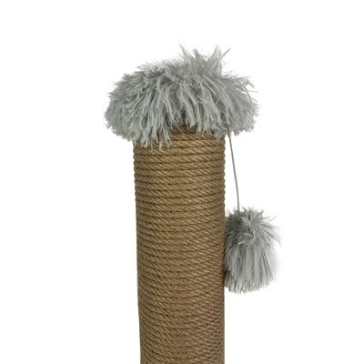 Load image into Gallery viewer, Foeiii Krabpaal pluche lichtgrijs