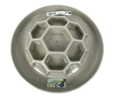 Load image into Gallery viewer, Happy pet Mad about pets voerbak honingraat slow feeder mokka