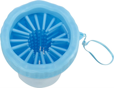 Load image into Gallery viewer, Trixie Pootreiniger voor de hond silicone pp blauw