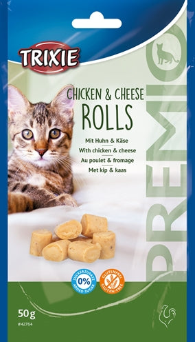 Load image into Gallery viewer, Trixie Premio kip kaas rolletjes voor katten glutenvrij