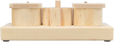 Load image into Gallery viewer, Trixie snack cups voor ratten en konijnen hout