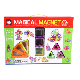 Load image into Gallery viewer, Science magnetische tegels diverse vormen 77-delig