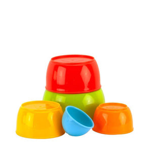 Load image into Gallery viewer, Stapelbekers happy world | 4 stuks