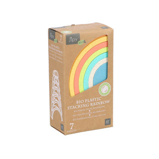 Load image into Gallery viewer, Jipy mlitoys bioplastic stapelregenboog 7-delig