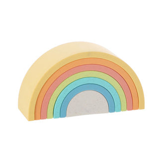 Load image into Gallery viewer, Jipy mlitoys bioplastic stapelregenboog 7-delig