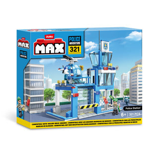 Load image into Gallery viewer, Zuru max city politiebureau 321-delig