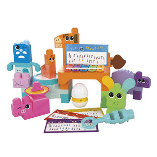 Load image into Gallery viewer, Mattel mega bloks muzikale dieren band 40 delig