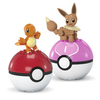 Afbeelding laden in galerijviewer, Pokemon mega 2-pack eevee en charmander