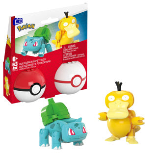 Afbeelding laden in galerijviewer, Pokémon mega bulbasaur n psyduck