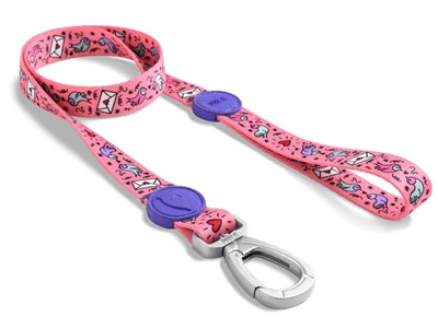 Load image into Gallery viewer, Morso hondenriem gerecycled sweet tweet roze
